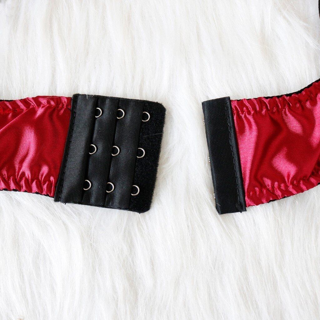 2022 new arrival , 3XL Women Satin Lace Push Up Top Bra Underpants Set . Fashionable Present for Girlfriend. # NP - Image 4