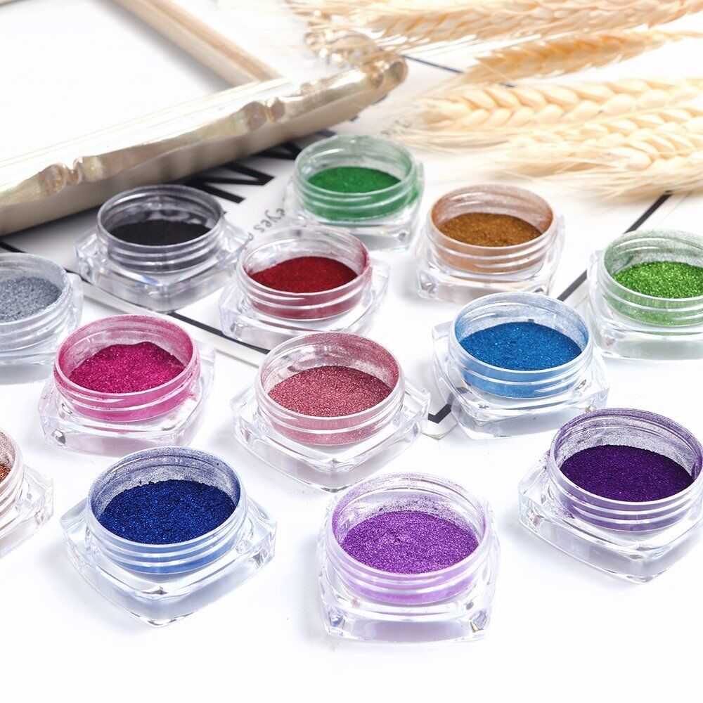 0.5g Nail Mirror Glitter Powder, Metallic Color Nail, Art UV Gel Polishing ,Chrome Flakes Pigment Dust Decorations Manicure, - Image 4