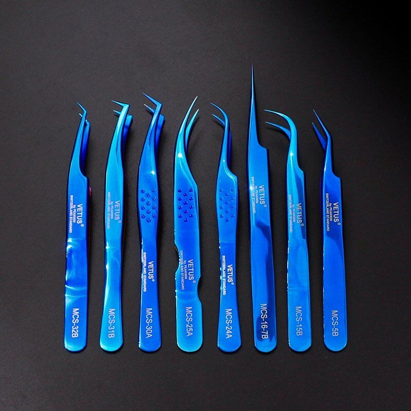 New Style Premium Eyelashes Tweezers , Ultra Fine Tip Improve for 3D 6D Lashes Extensions, - Image 2
