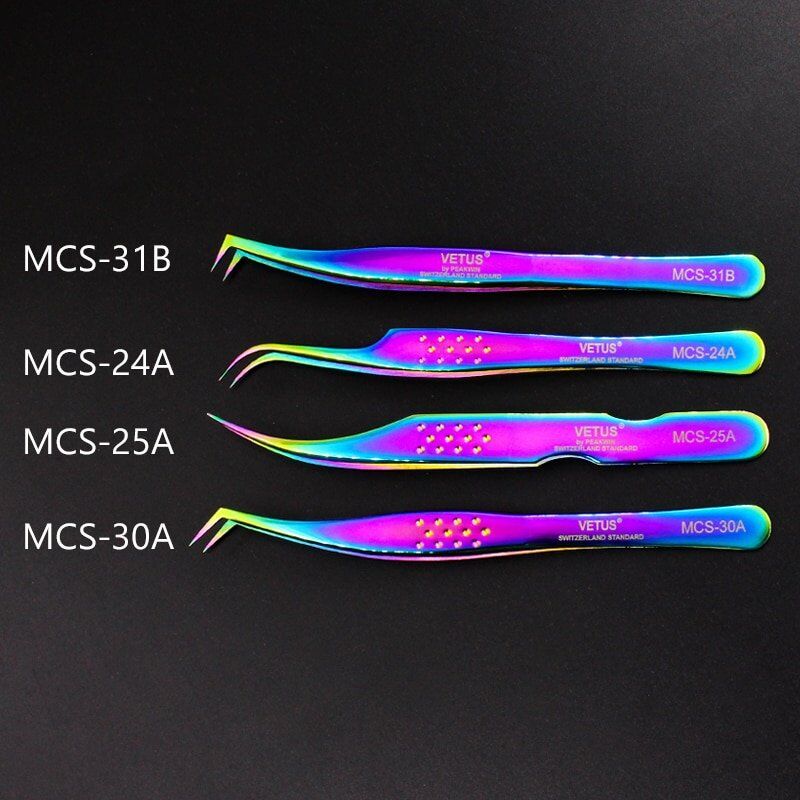 New Style Premium Eyelashes Tweezers , Ultra Fine Tip Improve for 3D 6D Lashes Extensions, - Image 4