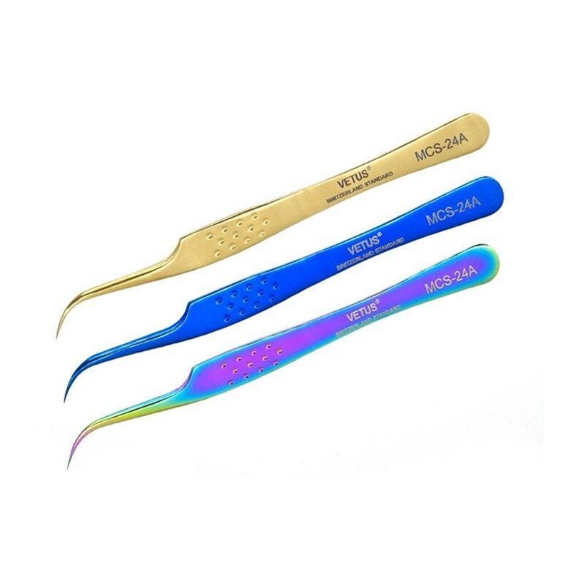 New Style Premium Eyelashes Tweezers , Ultra Fine Tip Improve for 3D 6D Lashes Extensions, - Image 6