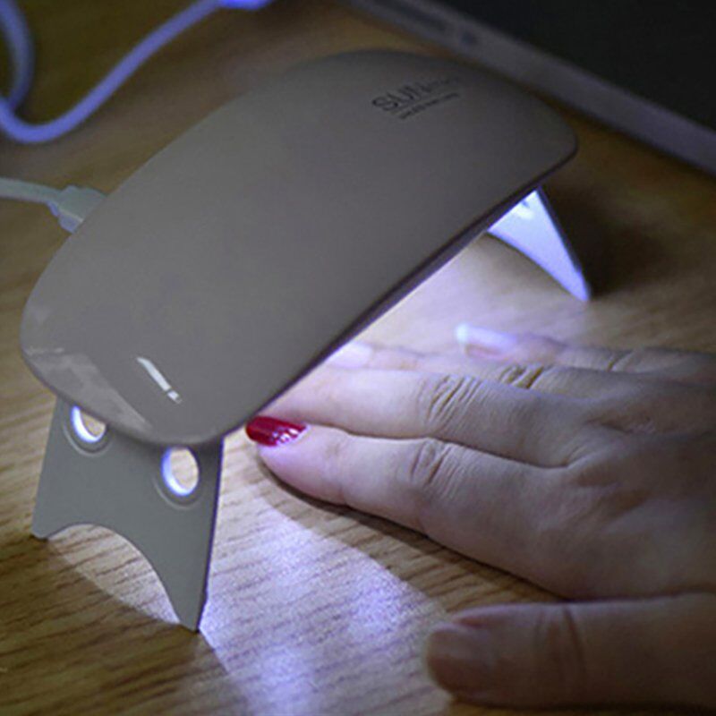 6W Nail Dryer Machine , UV LED Lamp Portable, USB Cable Home Use Nail UV Gel, Varnish Dryer 6 LEDS , Lamp Nail Art Tools 2 Color . - Image 6