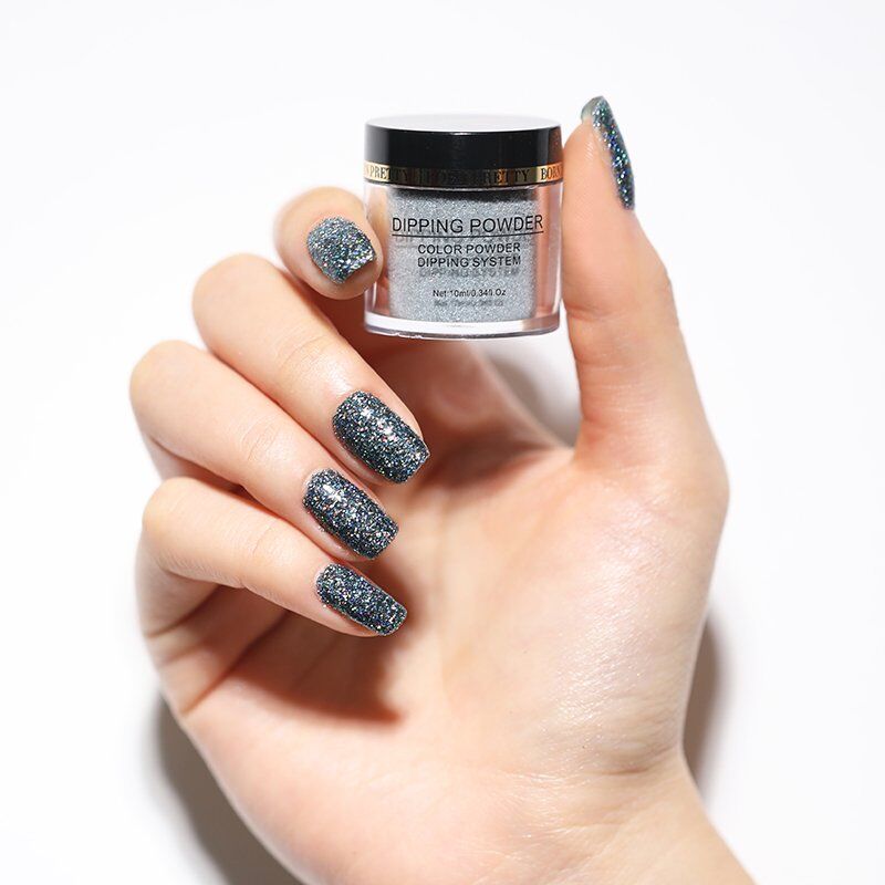 Holographic Dip Nail Powders, Gradient Dipping Glitter, Decoration Lasting than UV , Gel Natural Dry Without Lamp Cure - Image 3