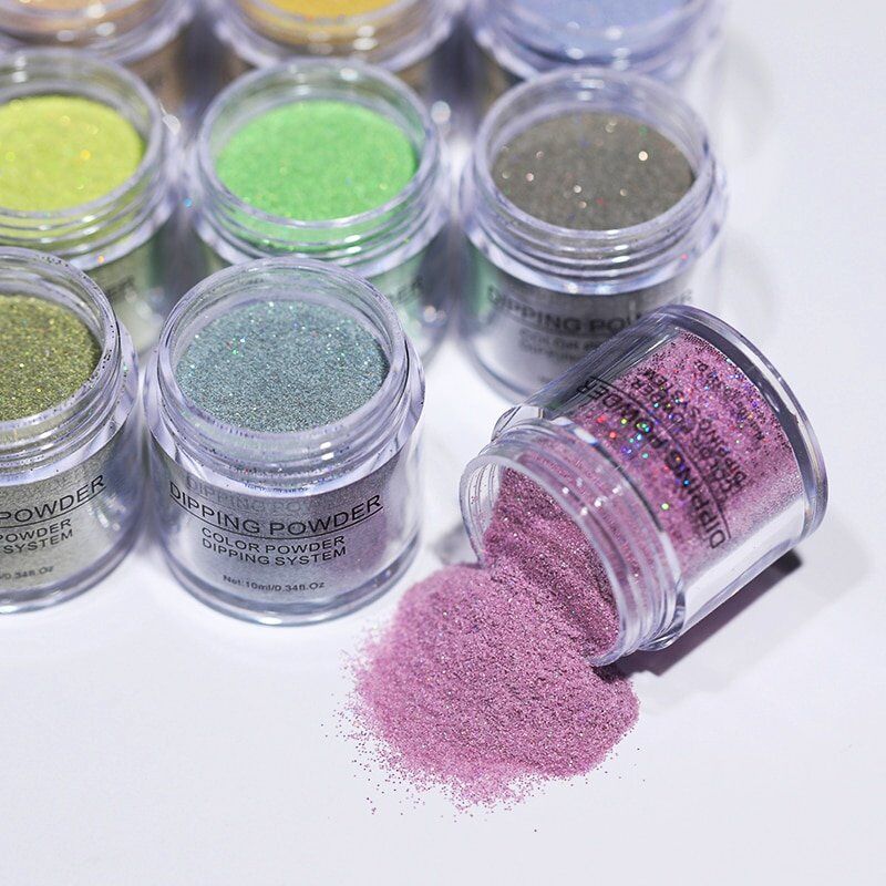 Holographic Dip Nail Powders, Gradient Dipping Glitter, Decoration Lasting than UV , Gel Natural Dry Without Lamp Cure - Image 5
