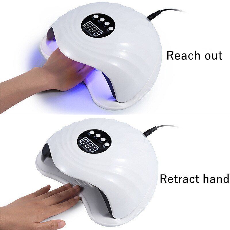 Best Price 108W UV LED Lamp, Nail Machines SUN X 5 Plus White Lights, Gel Polish Dryer For Salon , Ice Cabinet UV Lamp For Manicure . - Image 3