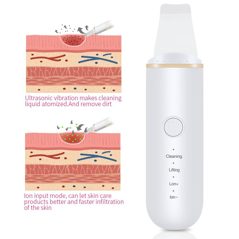 Blackhead Remover . Ultrasonic Skin Scrubber . Deep Face Cleaning. Machine Facial. Whitening Lifting Dirt .Wrinkles Spots Reduce.