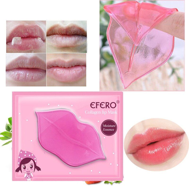 Crystal Collagen Lip Mask. Gel Lip Membrane. Hydrating Lip Mask . Moisturizing Essence Anti-Wrinkle Lips . Enhancer Pads Skin Care. - Image 2
