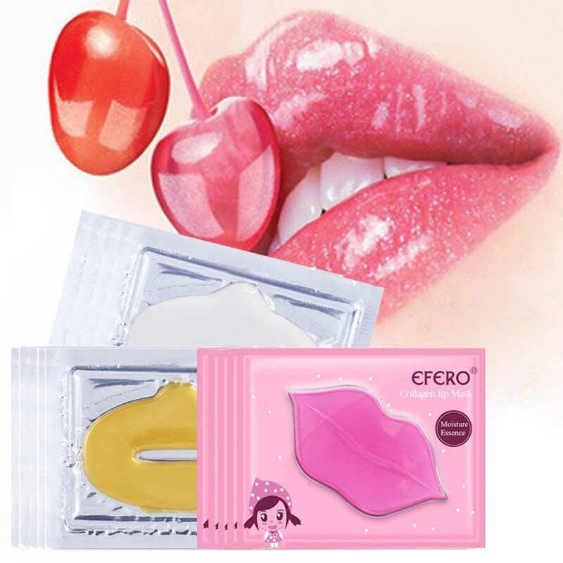 Crystal Collagen Lip Mask. Gel Lip Membrane. Hydrating Lip Mask . Moisturizing Essence Anti-Wrinkle Lips . Enhancer Pads Skin Care. - Image 3