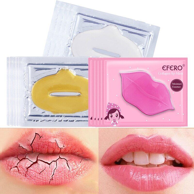 Crystal Collagen Lip Mask. Gel Lip Membrane. Hydrating Lip Mask . Moisturizing Essence Anti-Wrinkle Lips . Enhancer Pads Skin Care. - Image 6