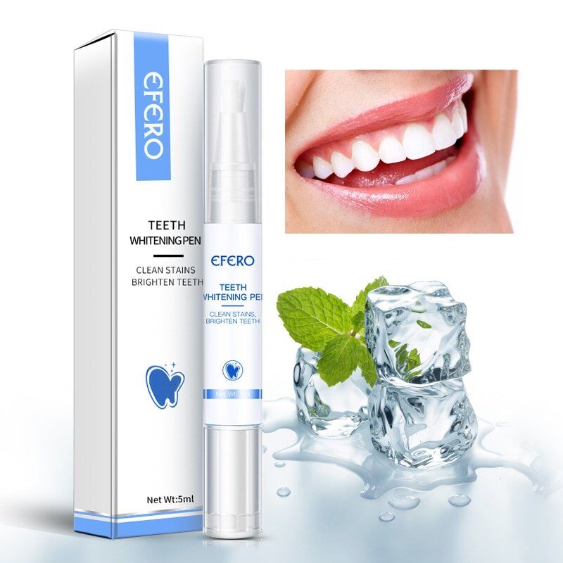 White Teeth , Whitening Pen Tooth , Gel Whitener Bleach Remove Plaque Stains , Dental Tools Oral Hygiene Teeth Cleaning Serum. - Image 2