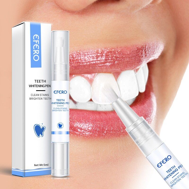White Teeth , Whitening Pen Tooth , Gel Whitener Bleach Remove Plaque Stains , Dental Tools Oral Hygiene Teeth Cleaning Serum.