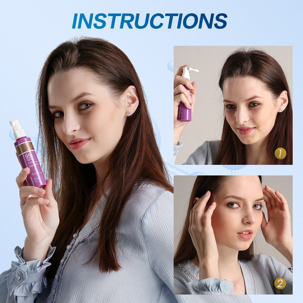 Hair Growth Treatment, Oil for Anti Hair Loss , Essence Fast Thick Hair , Eyebrows , Support Natural Healthy Hair , Treatment for Women. - Image 2
