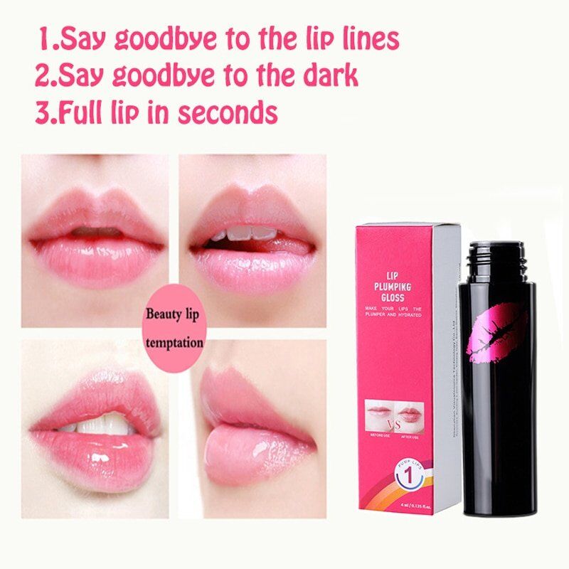 4ml Collagen Lip . Plumping Gloss Moisturizer Lip . Skin Care Essence. Anti Aging . Anti-Wrinkle. Lip Plumper . Liquid Serum. - Image 3