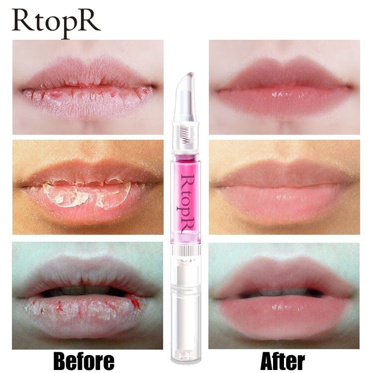 Cherry Blossom Lip . Serum Mask. Dry Crack Peeling. Repair Reduce Lip .Fine Lines Essence Moisturizing .Beauty Care 3ml. - Image 3