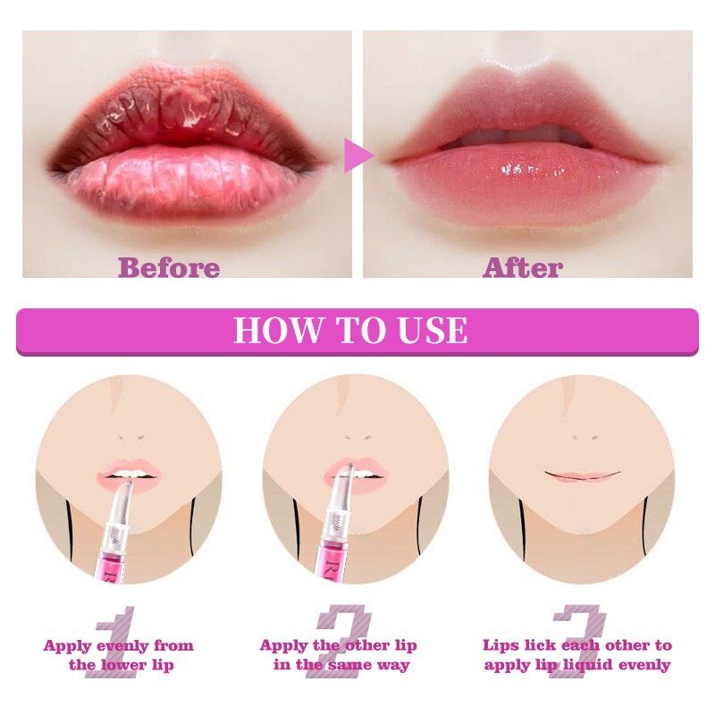 Cherry Blossom Lip . Serum Mask. Dry Crack Peeling. Repair Reduce Lip .Fine Lines Essence Moisturizing .Beauty Care 3ml. - Image 4
