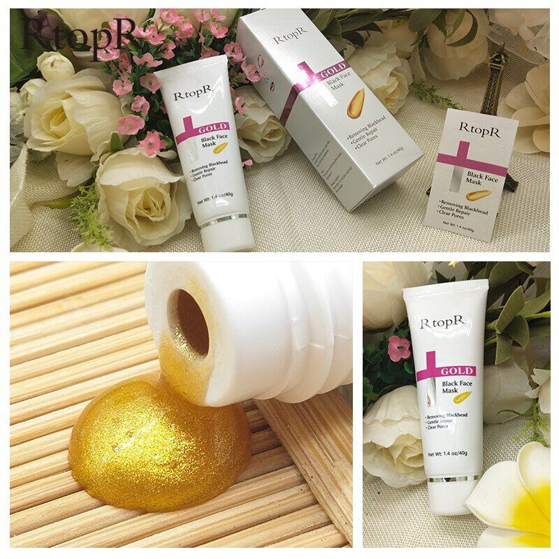 New Gold Remove Blackhead Mask, Face Pore Peeling , Acne Treatment Nose Deep Cleansing , Face Whitening, Hydrating Golden mud. - Image 6