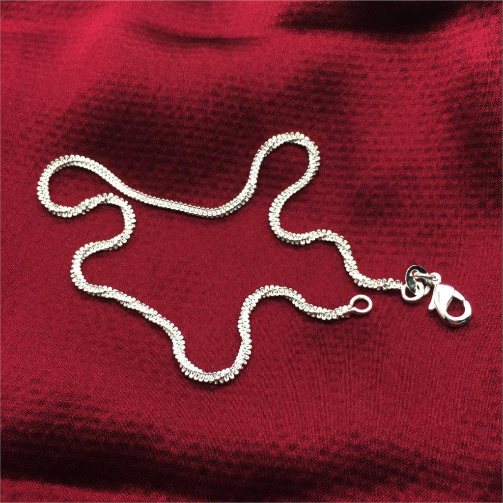 Thin 925 stamped , silver plated Shiny Chains Anklet For Women, Girls Friend Foot Jewelry , Leg Bracelet, - Image 2
