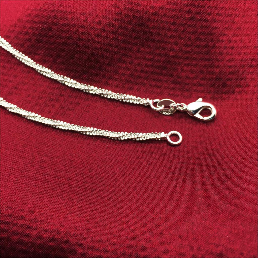 Thin 925 stamped , silver plated Shiny Chains Anklet For Women, Girls Friend Foot Jewelry , Leg Bracelet, - Image 4