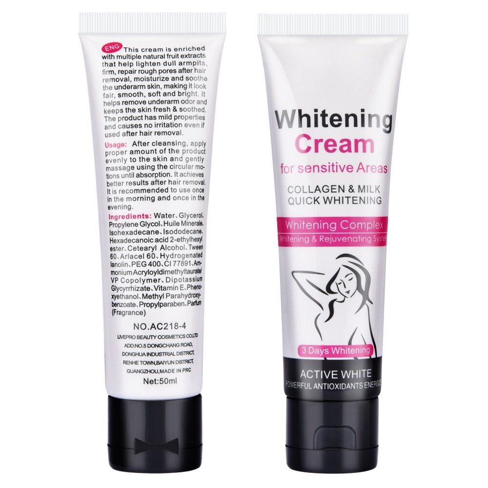 US Stock Armpit , Whitening Body Creams, Between Legs , Knees, Private Parts , Whitening Underarm , Whitener Intimate, Body Care Cream. - Image 6