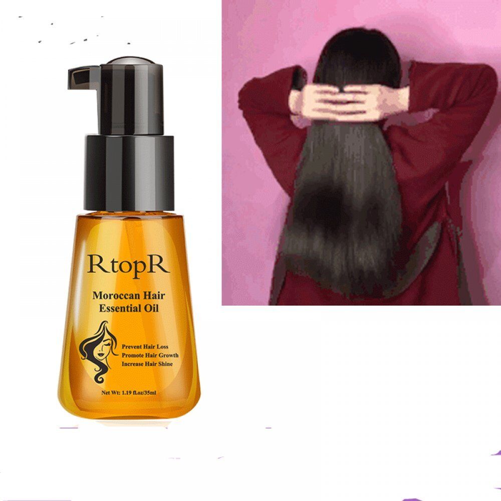 Moroccan Prevent Hair . Loss Product Hair . Growth Essential Oil ,Easy To Carry, Hair Care Nursing .