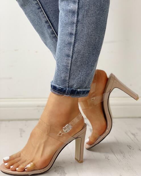 Hot Women Shoes , Sexy Transparent Heels, Fashion Shoes ,Casual Clear Shoes ,Women High Heels Summer Classic Shoes . - Image 4