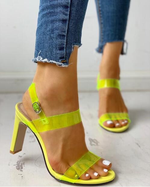 Hot Women Shoes , Sexy Transparent Heels, Fashion Shoes ,Casual Clear Shoes ,Women High Heels Summer Classic Shoes . - Image 5