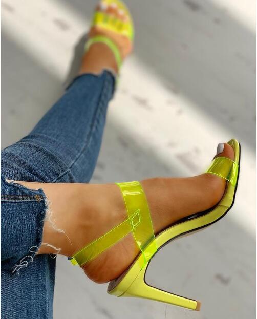 Hot Women Shoes , Sexy Transparent Heels, Fashion Shoes ,Casual Clear Shoes ,Women High Heels Summer Classic Shoes . - Image 6