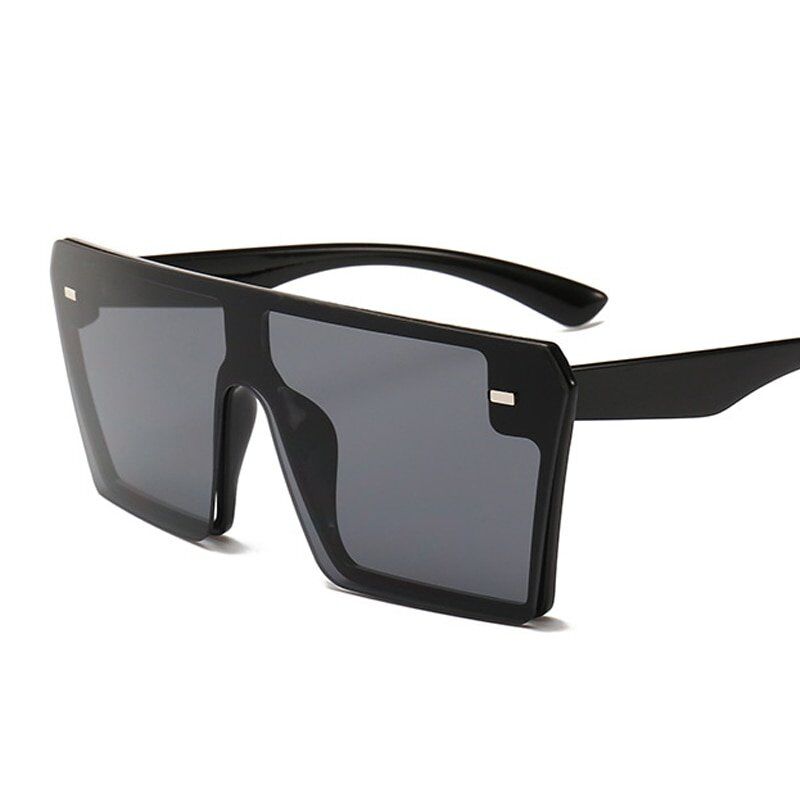 Square Sunglasses , Women 2020 Luxury Brand Fashion, Flat Top , Red, Black, Clear Lens # NP - Image 5