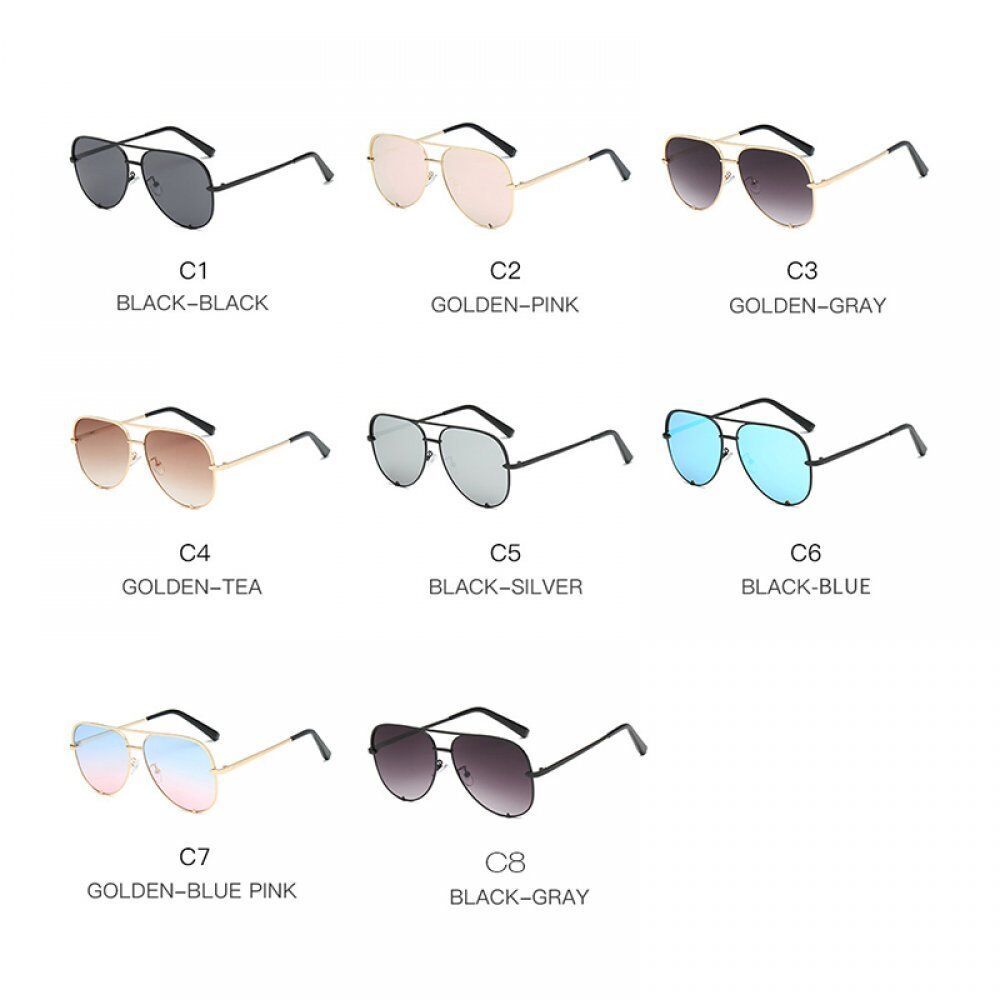 Sunglasses Women, Brand Designer ,Vintage Flat ,Top Pink Mirror, Pilot Sun Glasses Shades, # NP - Image 6