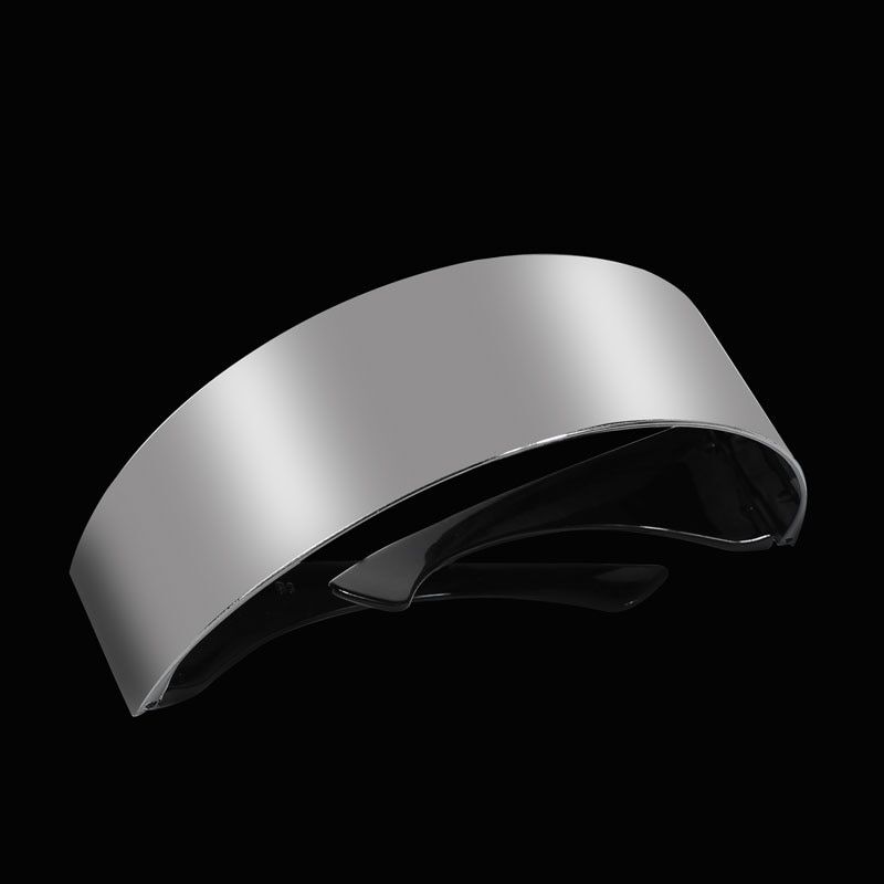 Festival Sun Glasses For women , Women's Sunglasses Silver , Fashion Goggles Party , Sunglass Women One Piece Black Bar.#NP - Image 2