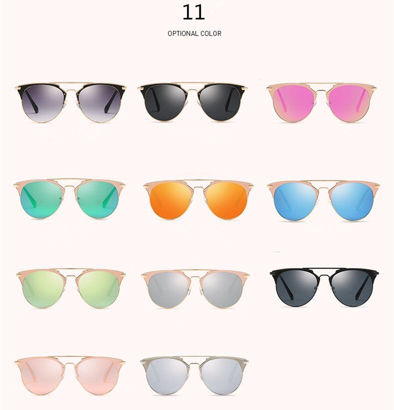 Luxury Brand Aviation women's Sunglasses, 2020 Summer Fashion , Hue Retro Cat Eye Sunglass ,Lady, Female Sun Glasses For Women. #NP - Image 6