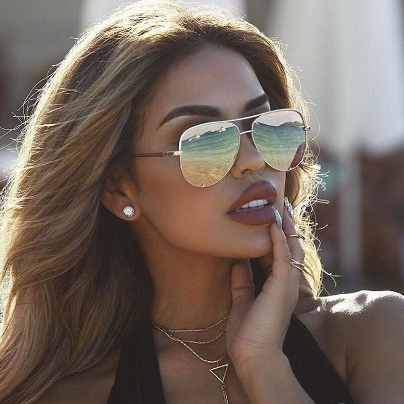 New Brand Designer Fashion Sunglasses , Women's Oversized ,Pilot Sun glasses For Women .#NP - Image 6