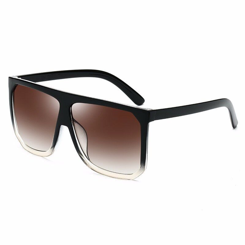 Sexy Square Sunglasses . Women Fashion Brand Oversized Sun Glasses . Female Black. Brown Shades for Ladies.#NP - Image 3