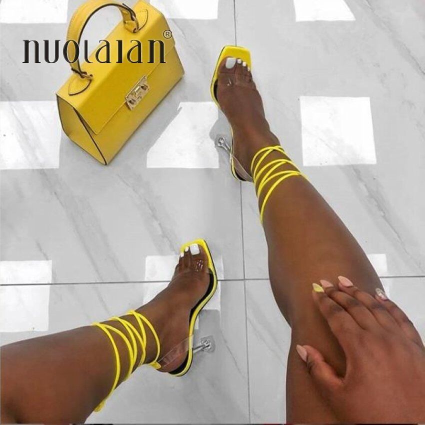 Summer High 10.5CM Heels Women Pumps Ankle Cross Strap Sandals . Shoes Woman , Ladies Peep Toe , High Heels Dress, Party Shoes Woman.#NP - Image 2