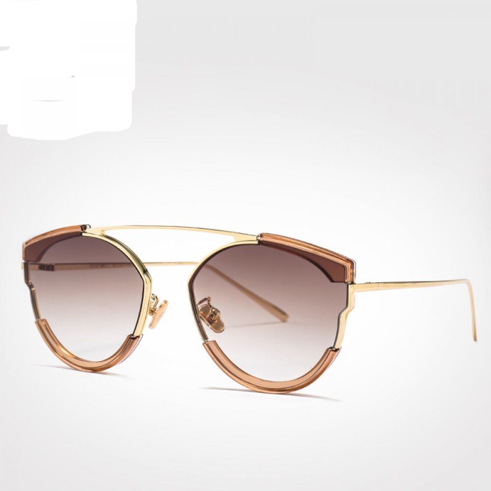 Silver Mirror Sunglasses , Ladies 2020 Trendy Retro Cat Eye Glasses, Women's Travel Sun Glasses.#NP - Image 5