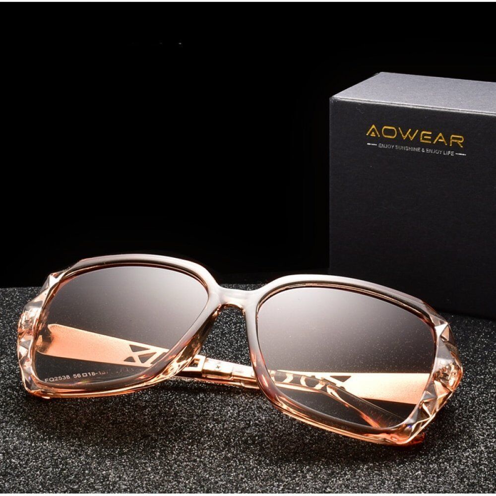 Oversized Sunglasses, Women Polarized Square Sun Glasses for driver, Black Diamond Women's Sunglass.#NP - Image 3