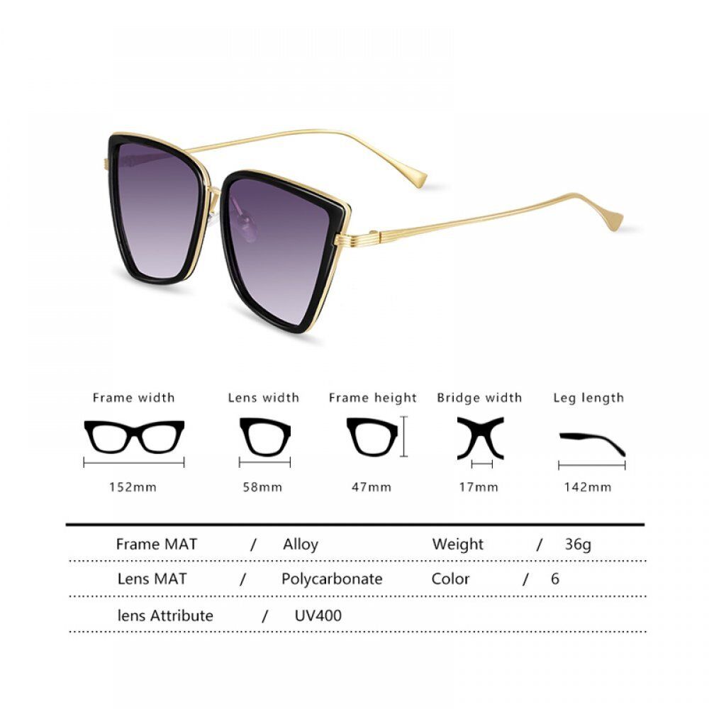 2020 New Brand Designer , Cat eye Sunglasses, Metal Glasses For Women .#NP - Image 5