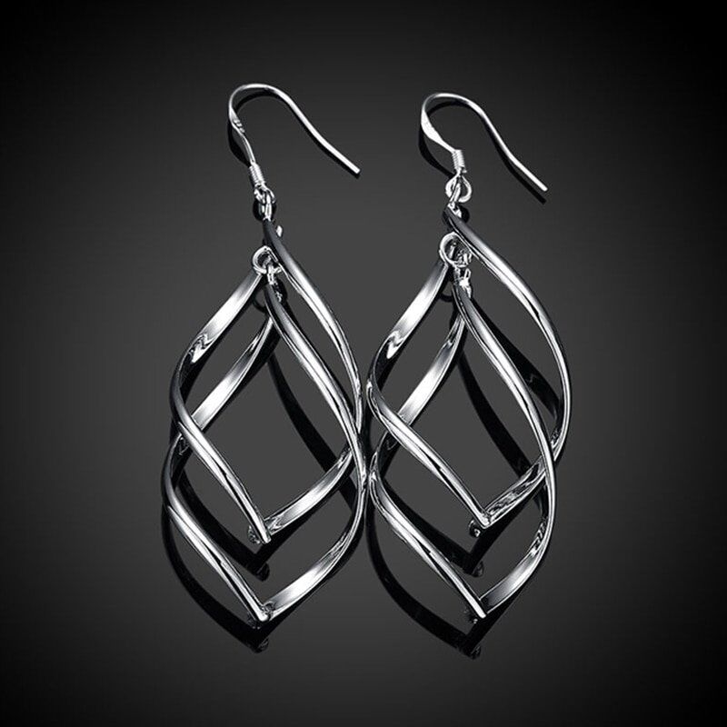 2020 New Arrival. 925 Silver Jewelry . Women High Quality Long Earrings . Hanging Drop Earring Jewelry #NP - Image 3