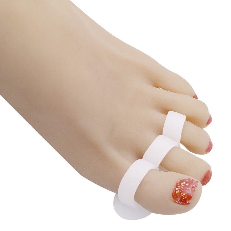 2pcs/1pair Gel Toe Separators, Stretchers Alignment Overlapping Toes , Orthotics Hammer Orthopedic , Cushion Feet Care Shoes Insoles #NP - Image 3