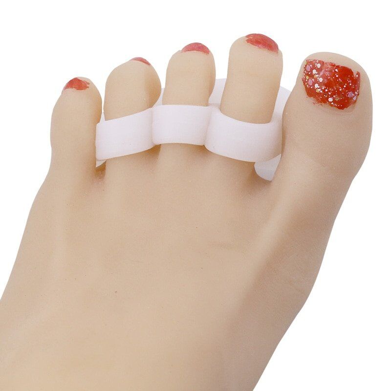 2pcs/1pair Gel Toe Separators, Stretchers Alignment Overlapping Toes , Orthotics Hammer Orthopedic , Cushion Feet Care Shoes Insoles #NP - Image 5
