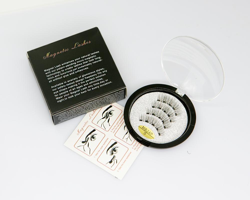 5 magnets Magnetic eyelashes with Mink eyelash natural long , False eye lashes applicator faux cils magnetique extension #NP - Image 5