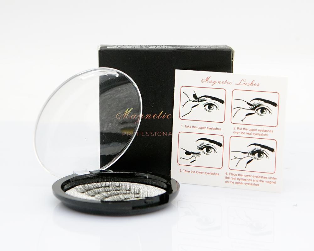 5 magnets Magnetic eyelashes with Mink eyelash natural long , False eye lashes applicator faux cils magnetique extension #NP - Image 6