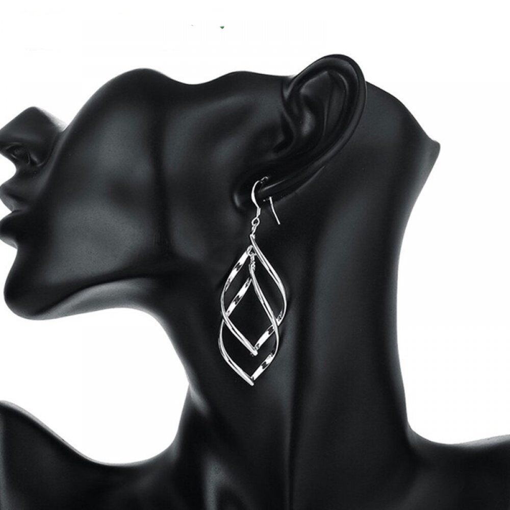 2020 New Arrival. 925 Silver Jewelry . Women High Quality Long Earrings . Hanging Drop Earring Jewelry #NP - Image 4
