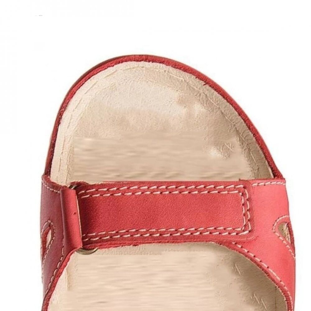 Summer Flat Sandals , Woman 2020 , Ladies Fashion Leather Flat Solid, , Peep Toe Sandals Women Sandalias # NP - Image 5