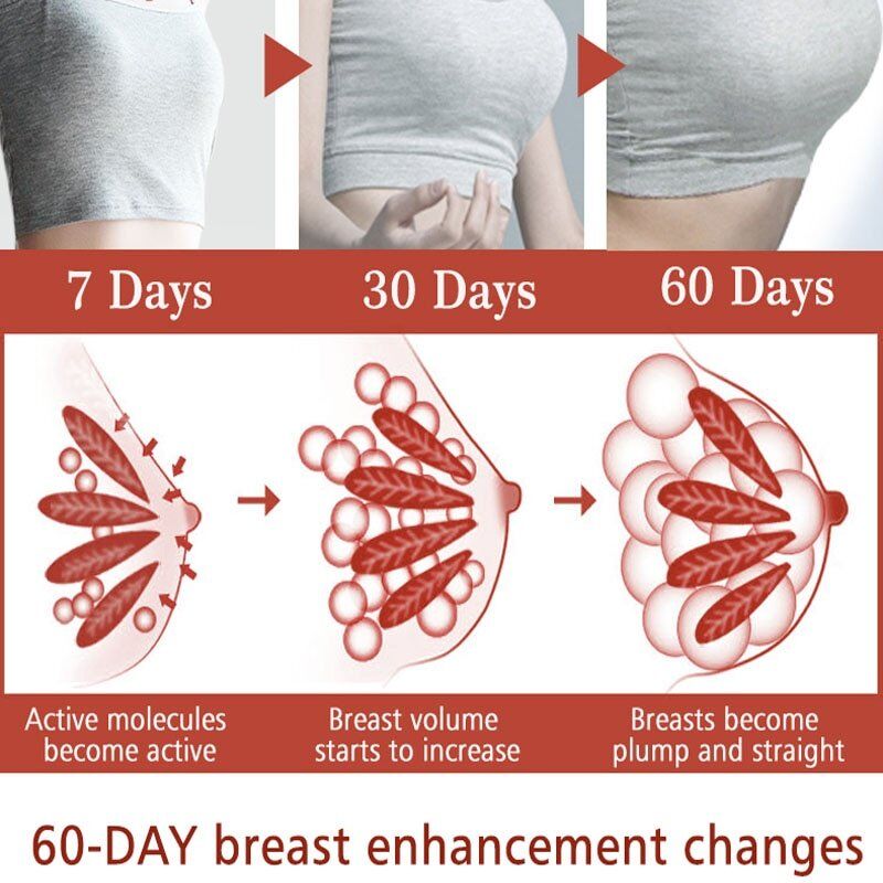 Ginseng Breast Enlargement ,Cream Chest Enhancement ,Promote Female Hormone Breast, Lift Firming Massage Up, Size Bust Care, #NP - Image 4