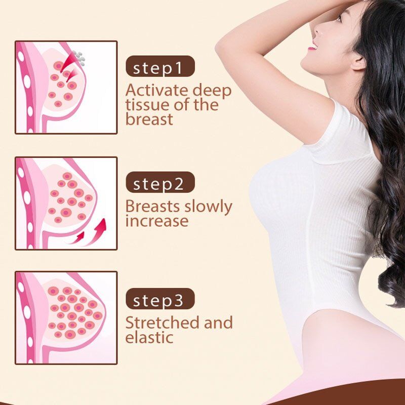 Ginseng Breast Enlargement ,Cream Chest Enhancement ,Promote Female Hormone Breast, Lift Firming Massage Up, Size Bust Care, #NP - Image 2
