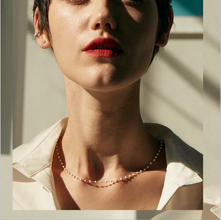 15 Style Simple Pearl Bead Chain , Choker Necklace , Crystal Leaf , Tassel Necklace For Women #NP - Image 2