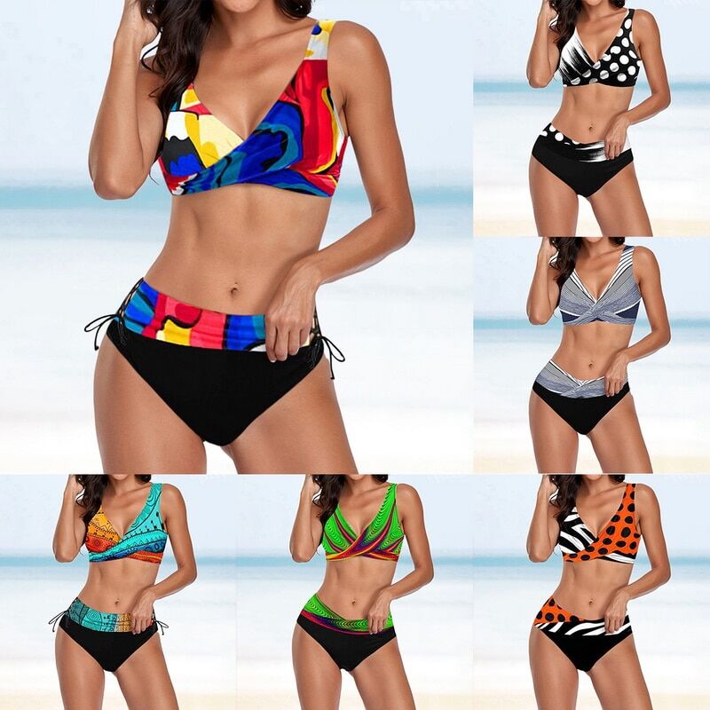 Plus Size Bikini , Women Swimwear , Push Up Swimsuit , Bikini Set Brazilian Bathing Suit, Beachwear Swimming Suit , # NP - Image 2