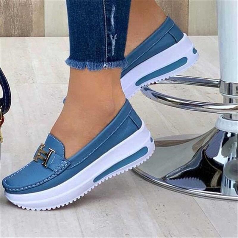 2022 Spring New Platform , Comfortable Women's Sneakers , Fashion Lace Up Casual , Little White Shoes, Women Increase Vulcanize Shoes # NP - Image 3