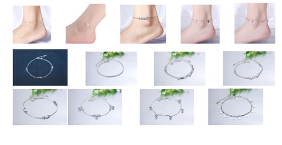 100% 925 Sterling Silver Snake Chain , Pearls Anklets For Women , Fashion Silver 925 # NP - Image 6